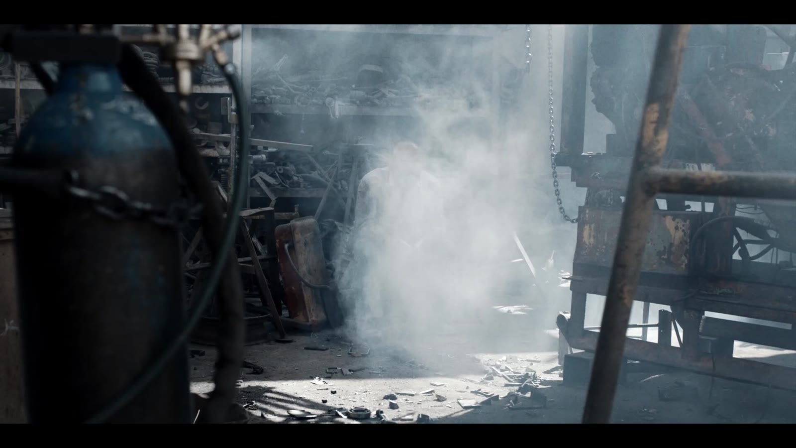 An atmospheric frame from the short film Silence